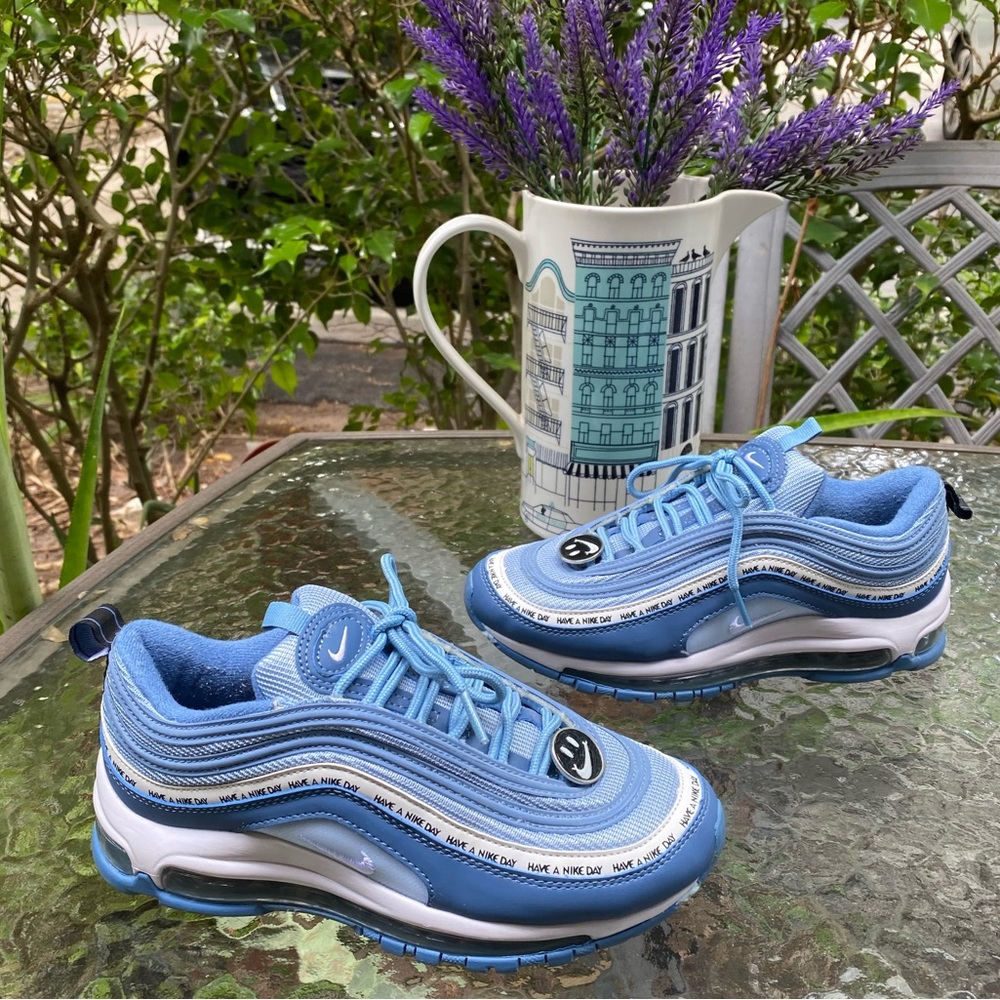 Nike " Have A Nike Day " Air Max 97 Blue Indigo Sneakers